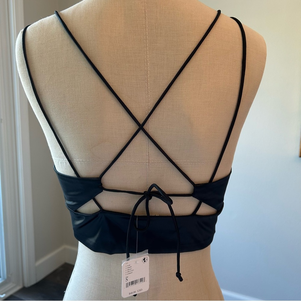 NWT Free People Back & Forth Brami Navy Blue Size Small - Picture 5 of 11